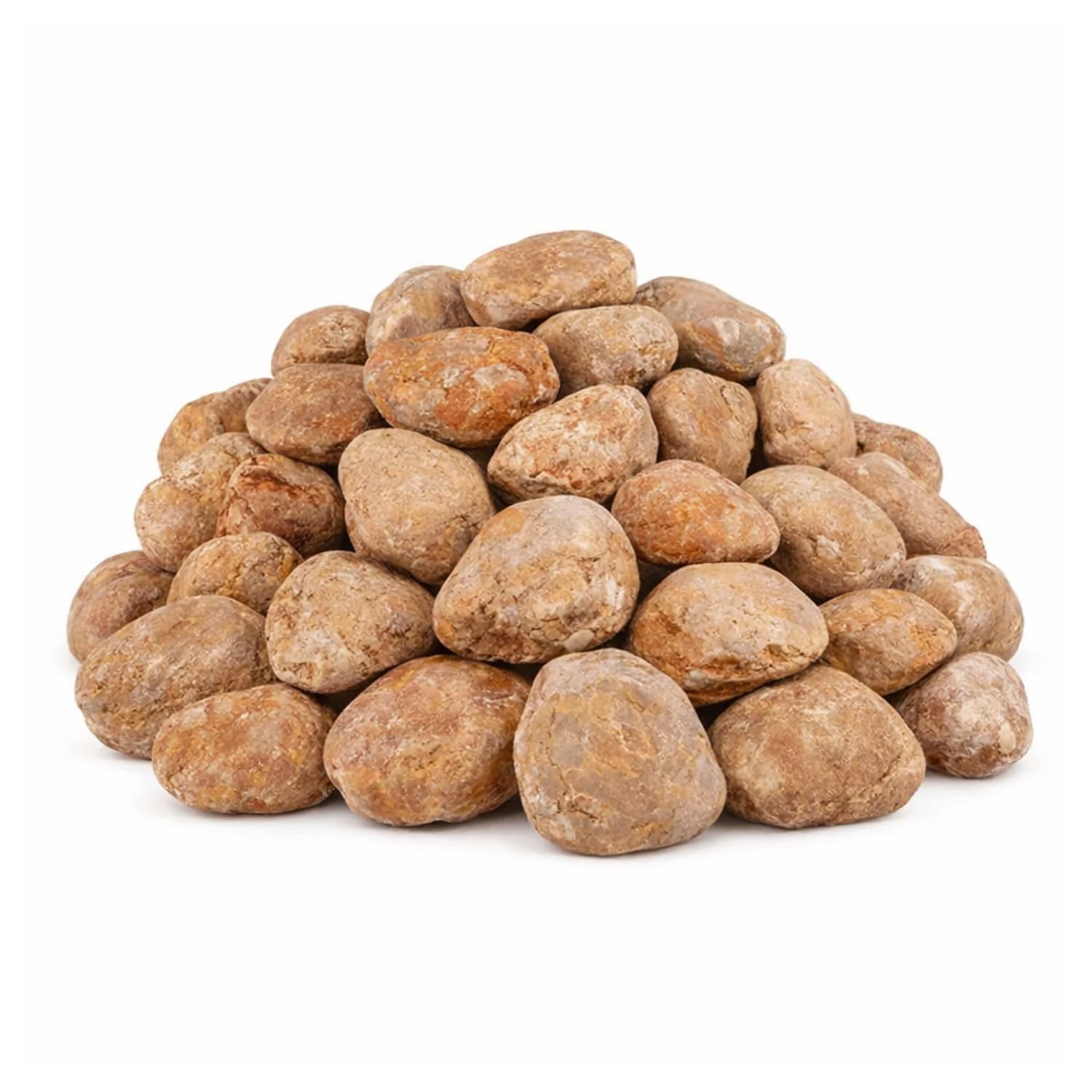 VIRSUS Ciottoli Marmo Rosso Verona, Sacca da 25kg, Sassi con Angoli arrotondati per Decorazione Ornamento Giardino, Pietre Naturali per Vaso Fiori, Acquario, Diametro 40-60 mm
