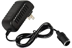 12V Power Supply AC to DC Converter Wall Plug to Car Cigarette...