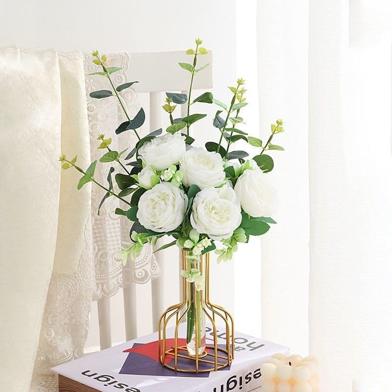 白牡丹の花飾りのリビング 白牡丹の花飾りのリビング