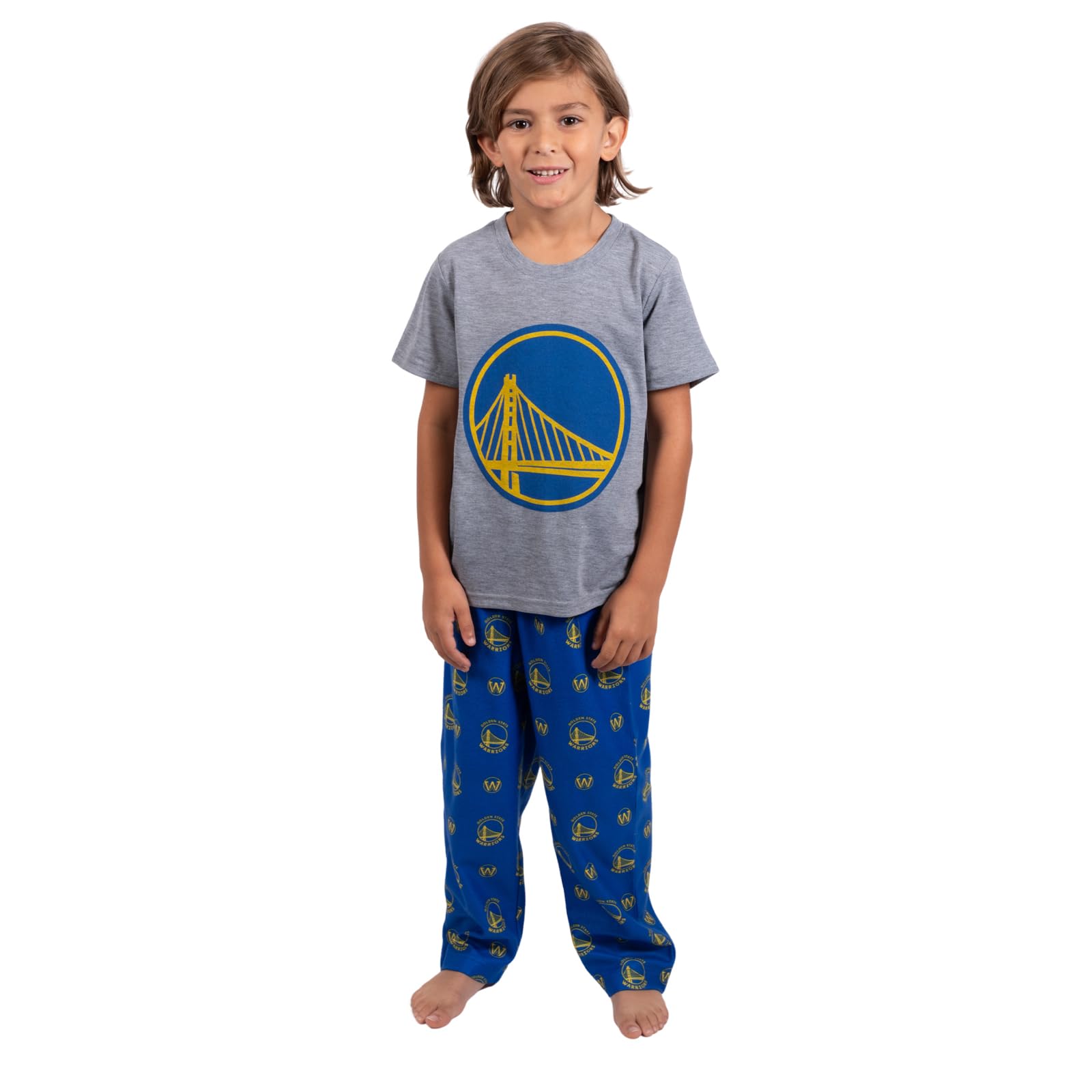 Ultra Game Youth NBA Official 2-Piece PJs Lounge Pants &amp; Tee Set