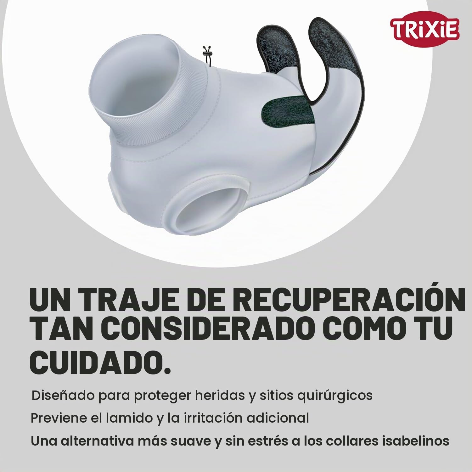 Trixie Body Protector para Gatos, S–M, Gris