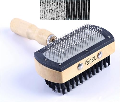 XCEL Peine de aleta HVAC de doble cara - Cepillo de limpieza de bobina de CA para bobinas de condensador y evaporador | Herramienta de mantenimiento