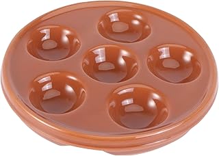 セラミックエスカルゴプレート 焼きカタツムリ皿 耐摩耗底設計 加熱均一 セラミック製 キッチン用エスカルゴ皿 家庭用 バーベキュー レストラン対応 貝料理用サービングプレート