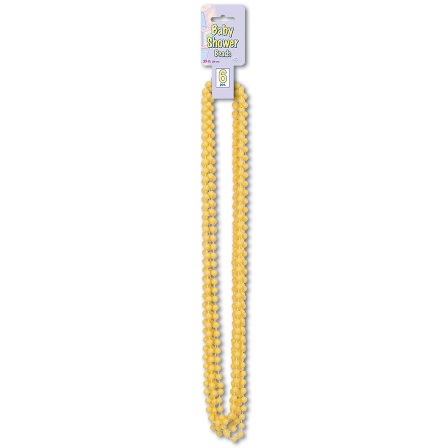 Yellow Baby Shower Beads