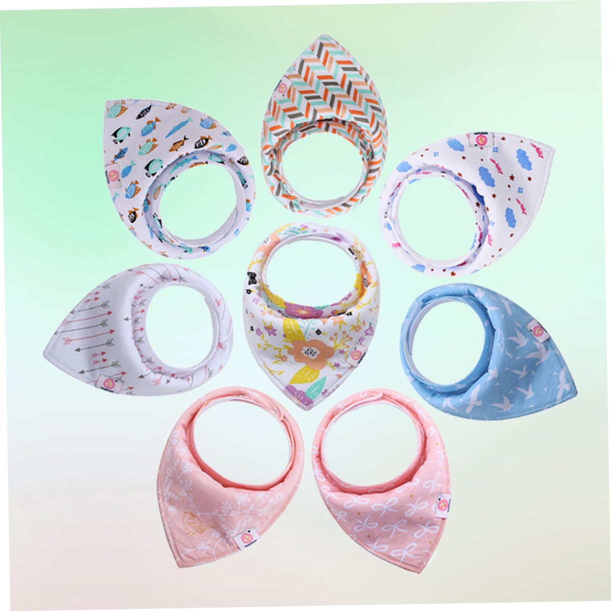 ifundom 16 Pièces Bavoirs Bébé Bave Bavoir Pour Bébé rs De Dribble Turban r Écharpe Bandana Pour rs Pour s rs Nouveau-né r De