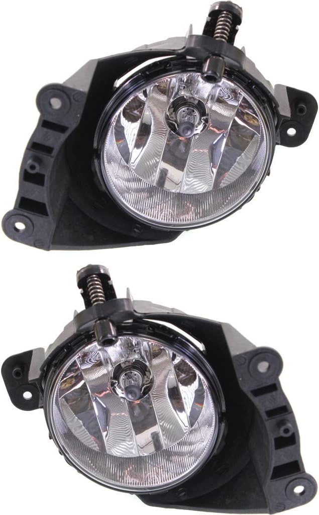 CarLights360 For 2012-2016 Chevy Sonic Fog Light Driver and Passenger Side Pair w/Bulbs DOT Certified GM2592306, GM2593306 | 96830993, 96830994