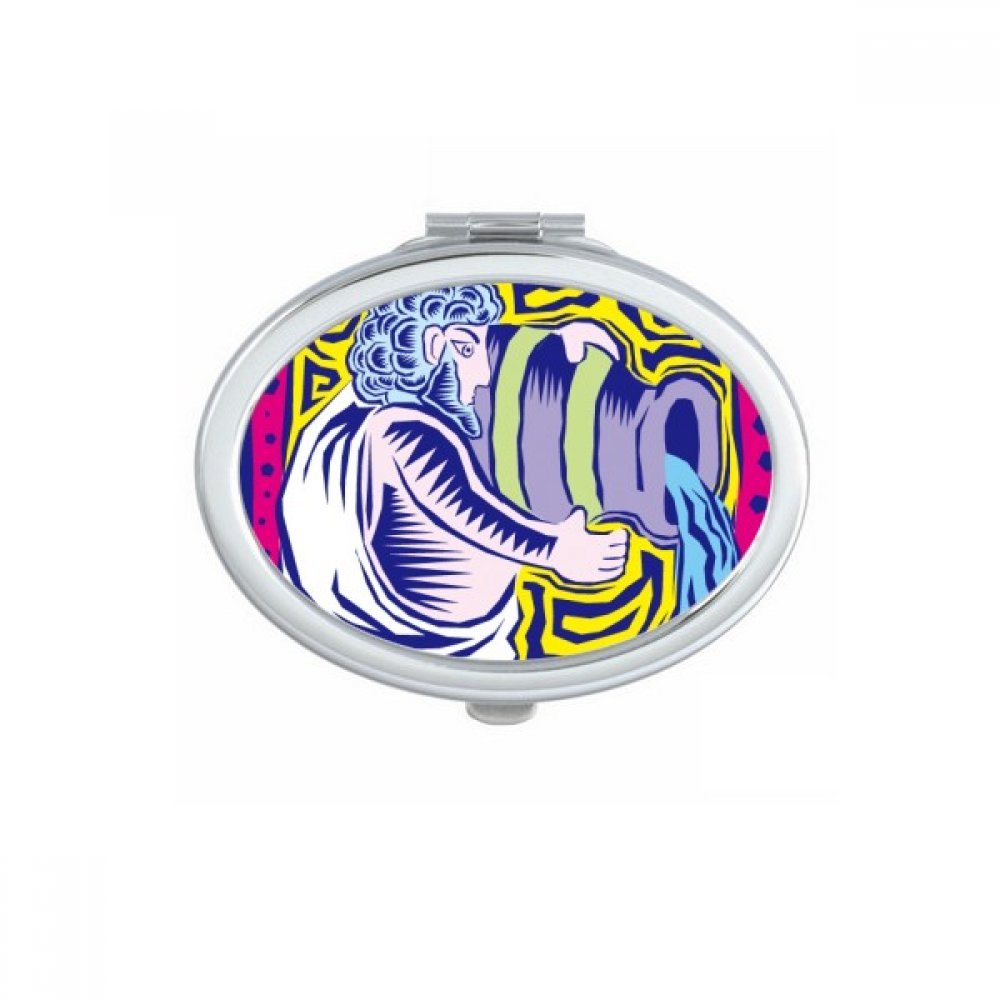 Miroir compact de maquillage pour corriger les imperfections en voyage