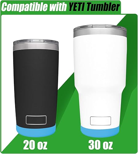 Miniatura 3 de Funda para maletero más segura para vaso YETI de 30 onzas y 20 onzas, protección inferior de silicona y menos ruido para taza de café, accesorios de