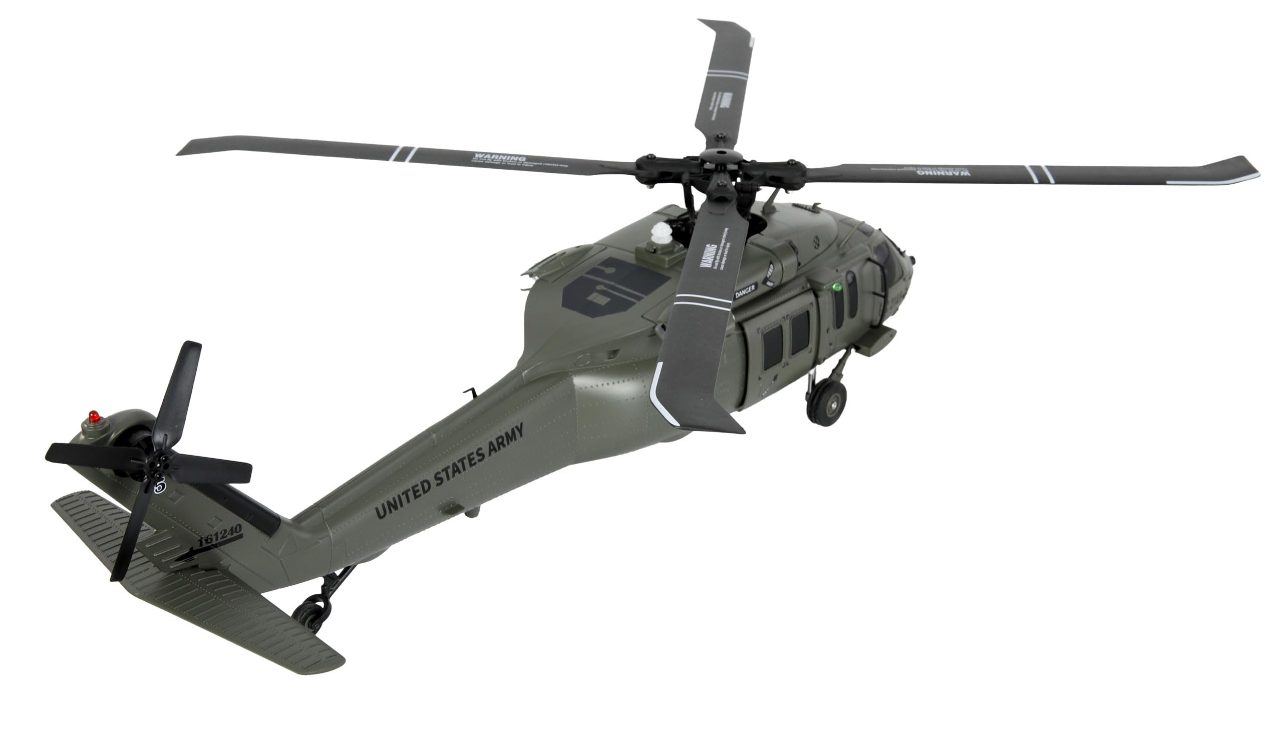 UH60 Black Hawk Marine CP Helikopter 6G/3D RTF inkl. Fernsteuerung, Akku, Ladekabel, Dunkelgrün, 1:47