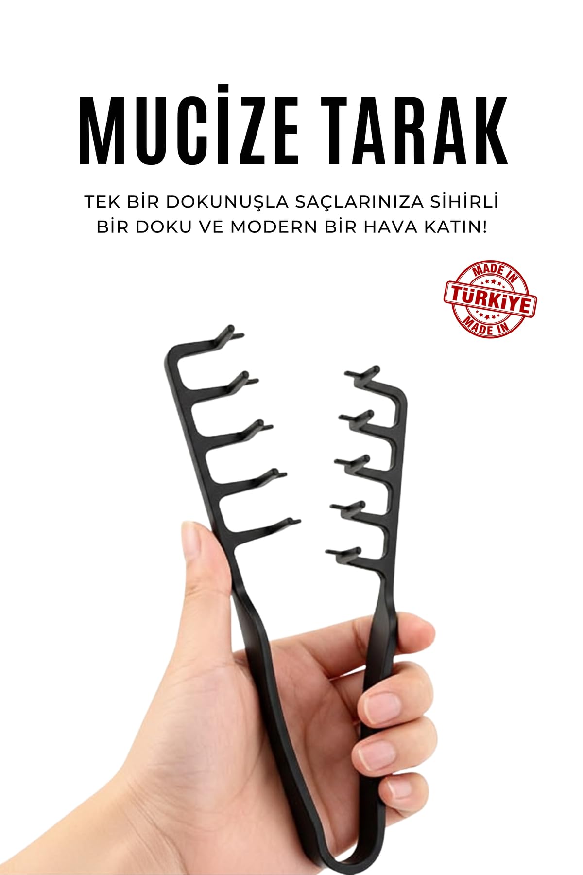 Elsa Professional Mucizevi Tarak ve 007 İnce Saç Fırçası Set