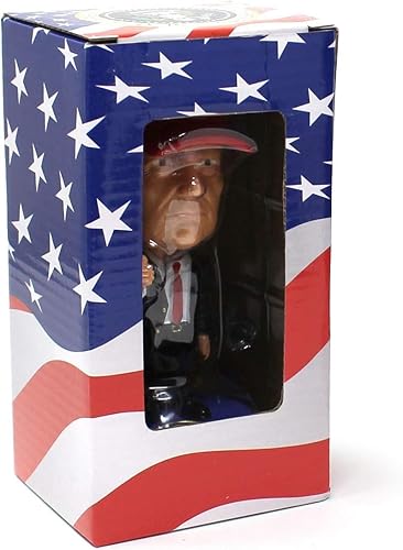Miniatura 5 de DC Souvenirs Trump Presidencial Bobblehead con sombrero rojo MAGA, el 45 presidente Trump vistiendo hace que Estados Unidos vuelva a ser grande de