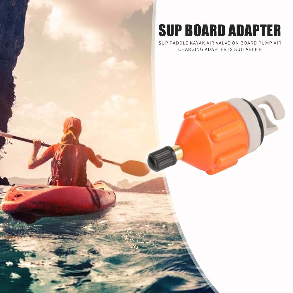 Sup adapter do wentyla pontonowego, adapter do wentyli Sup do deski Stand Up Paddle, standardowy adapter do wentyli do nadmuchiwanych łodzi wioślarskich