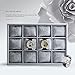 Oirlv Premium Velvet 12 Grid Watch Organizer Jewelry Tray Bracelet Bangle Watch Display Holder Adjustable Pillow