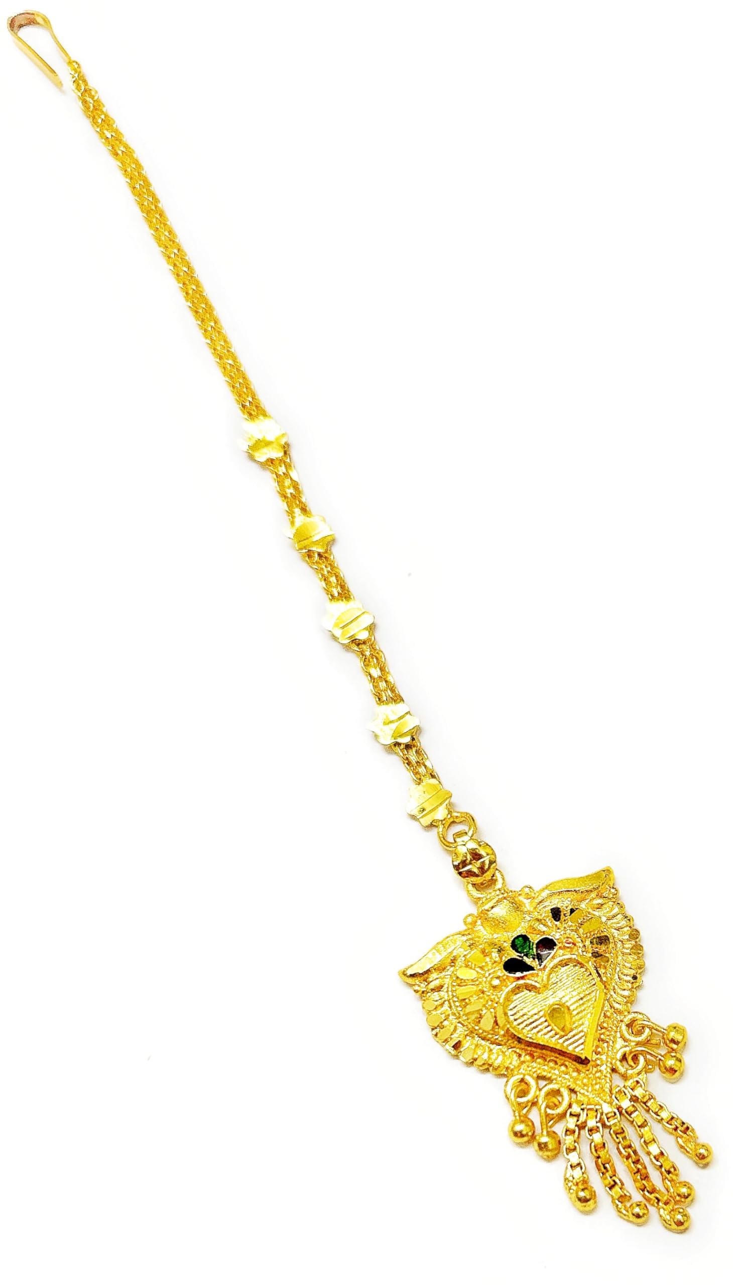 SMARNN Gold Plated Mang tikka for Women (B099J8MRP4) Amazon Price History, Amazon Price Tracker