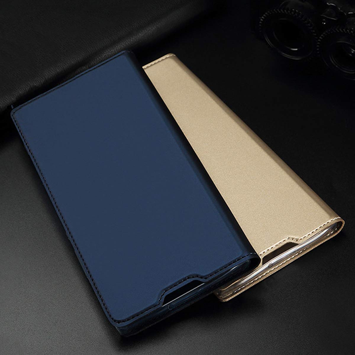 Amazon.co.jp: AQUOS sense3 plus ケース 手帳型 薄型 ベルトなし 閉じ