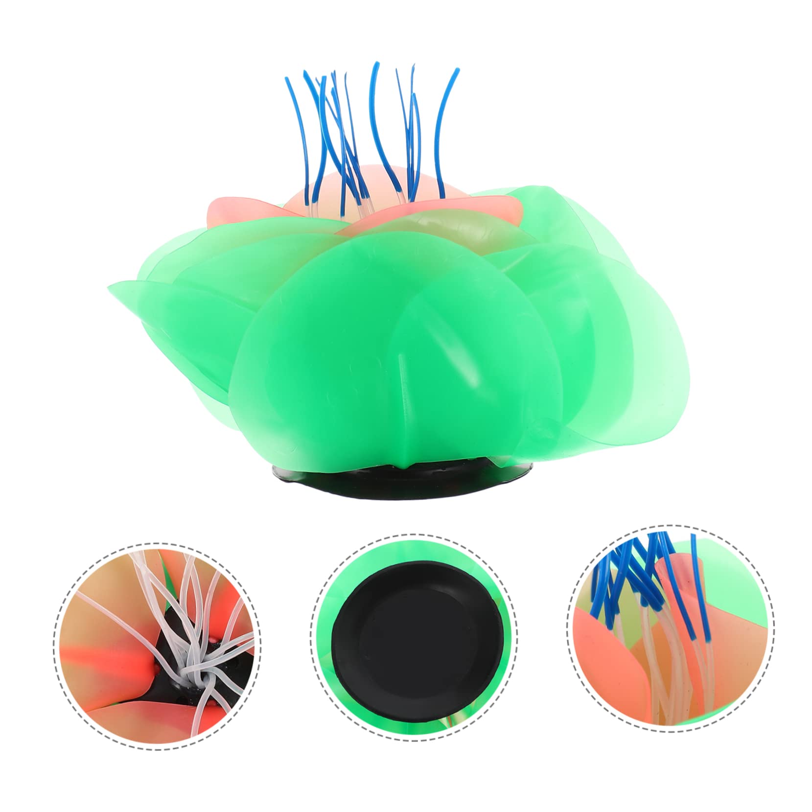 Kisangel 5 Piezas De Adornos para Acuario Marino Decoración De Tanque Plantas Artificiales Adorno De Coral De Silicona