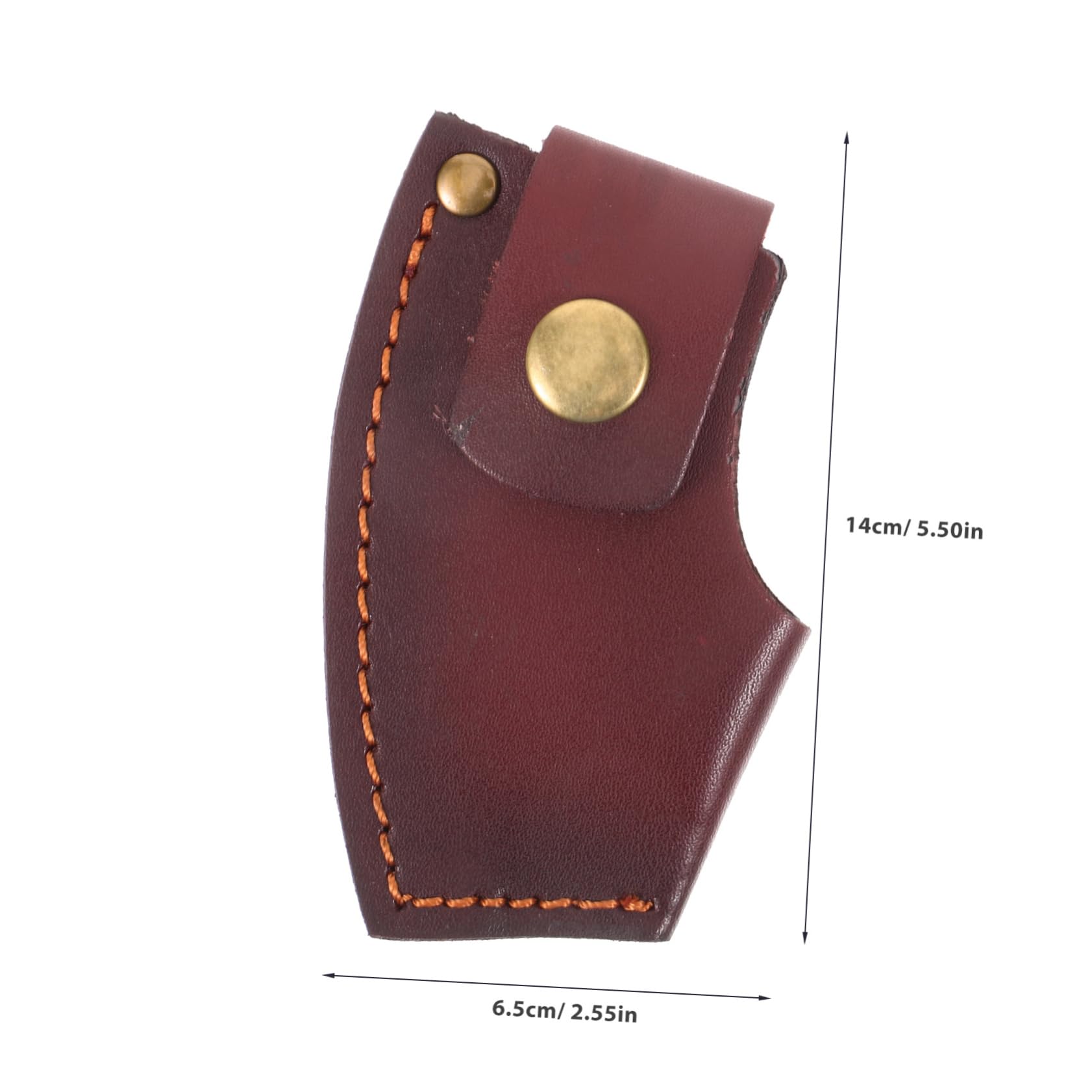 HOLIDYOYO Outdoor Leather Axe Cover Hatchet Protective Case for Storage Lightweight Design for Camping Outdoor Enthusiasts Prevents Accidental Damage Portable Axe Head