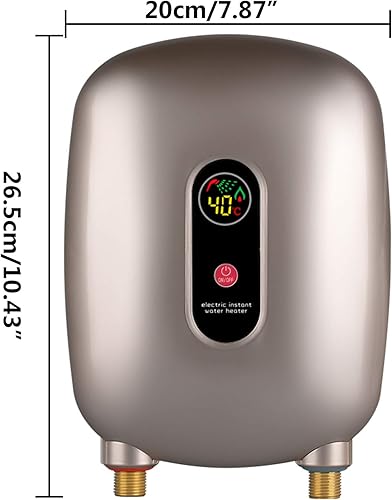 Miniatura 6 de 110V 3000W Mini calentador de agua caliente sin tanque eléctrico instantáneo para ducha cocina lavado grifo hogar baño sistema de calefacción
