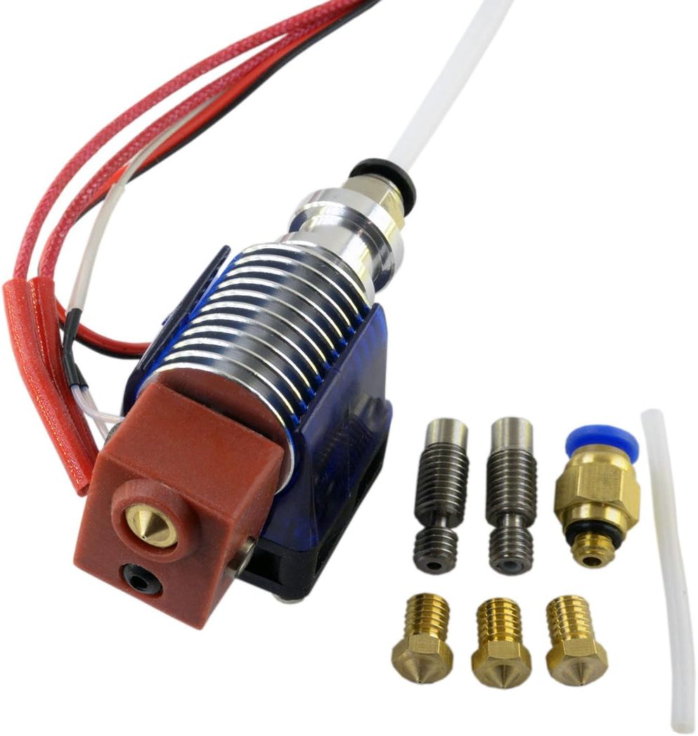 [Gulfcoast Robotics] All Metal V6 Hotend 1.75mm Bowden Extruder for Prusa i3 Reprap 3D Printer. Deluxe Kit.