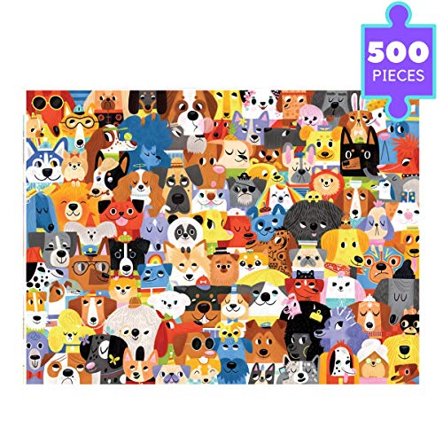 Crocodile Creek - Lots Of Dogs - 500Piece Jigsaw Puzzle For Ages 5 & Up, Multicolor, 1 Ea #TOP4