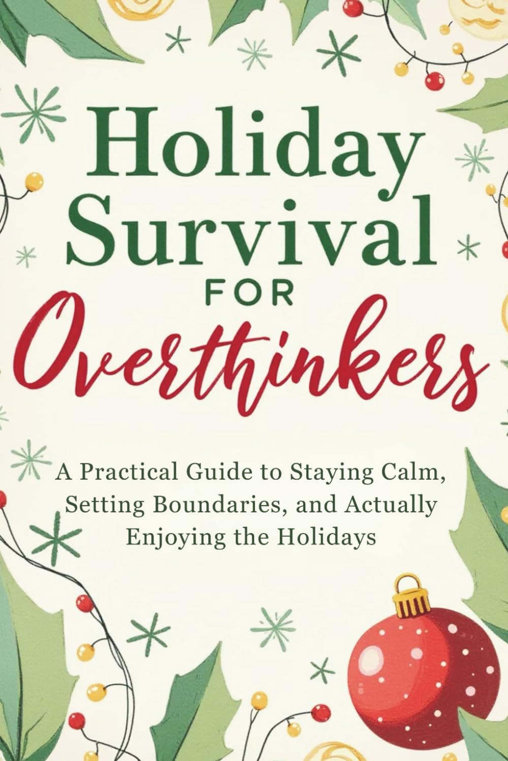 Holiday Survival for Overthinkers: A Practical Guide to Staying Calm, Setting Boundaries, and Actually Enjoying the Holidays