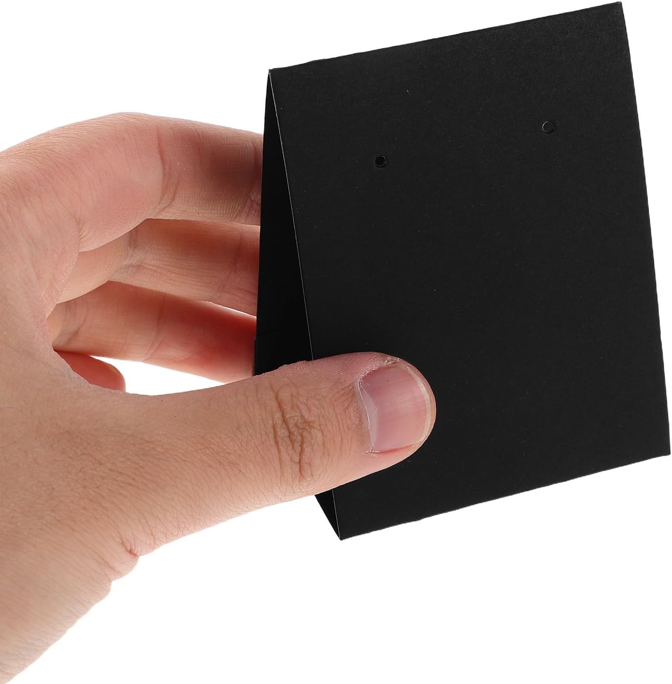 300pcs Kraft Earring Display Cards with Backs for Small Accessories