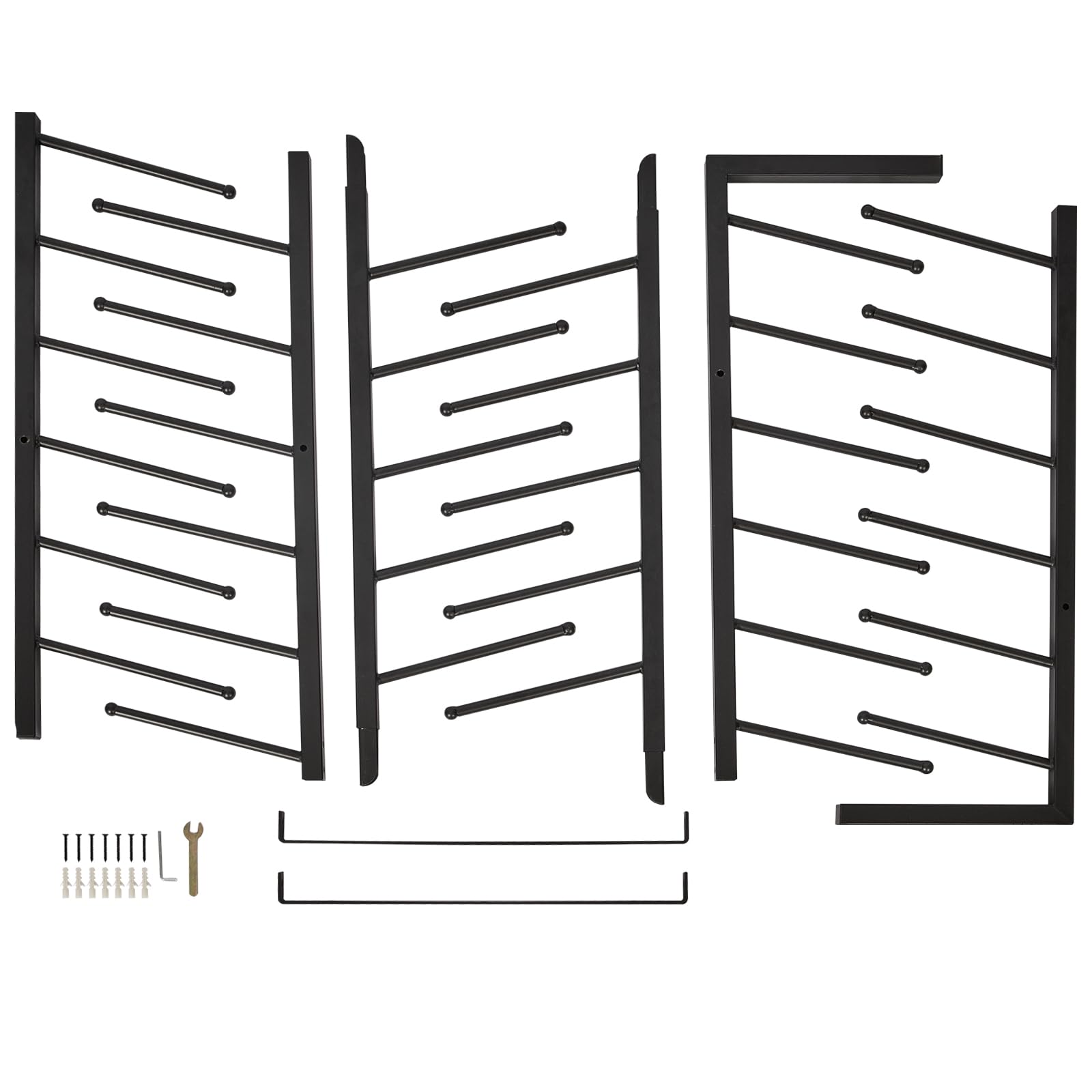 VEVOR Estante de Almacenamiento de Planos Estante Colgante para Exhibición de Carteles de 16 niveles, 2 Rollos/Neumático, Soporte Vertical para Archivos en Rollo de Planos para Pósteres, Mapas