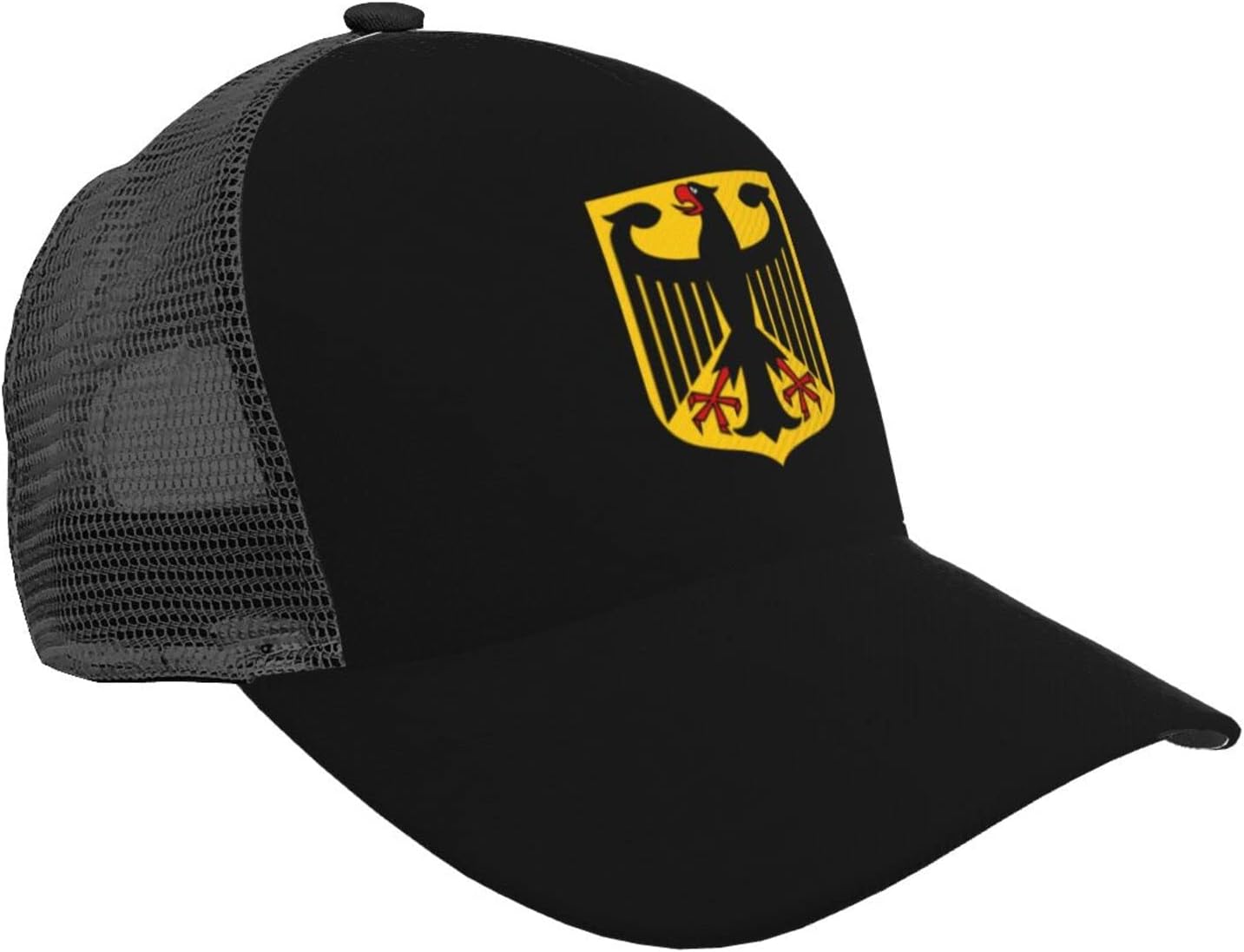 716 Baseball Cap Coat of Arms of Germany Sports Cap Leisure Trucker Cap Classic Sun Cap for Fishing Running Travel