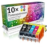 Kompatibel mit Canon PGI-525xl CLI-526xl Canon PGI525xl CLI526xl Canon PGI-525 XL CLI-526 XL Canon PGI525 xl CLI526 xl drucker Tinte Patronen Hochwertige Tinte Tintenpatronen mit neuesten Chip update aktualisiert Hohe Kapizität Sparset Ink Cartridge Kartusche Canon Pixma MG5350S MG 5350S MG 5350 S