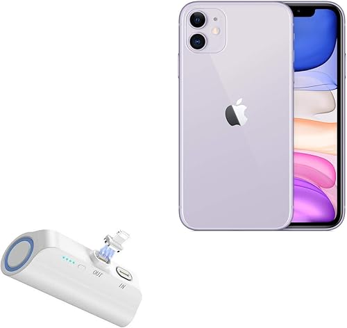 BoxWave MagnetoBoost Rejuva PowerPack (18 W), batería portátil de respaldo de 3000 mAh - Blanco invierno