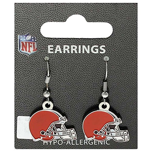 Image of aminco NFL womens NFL Logo Dangler Earrings