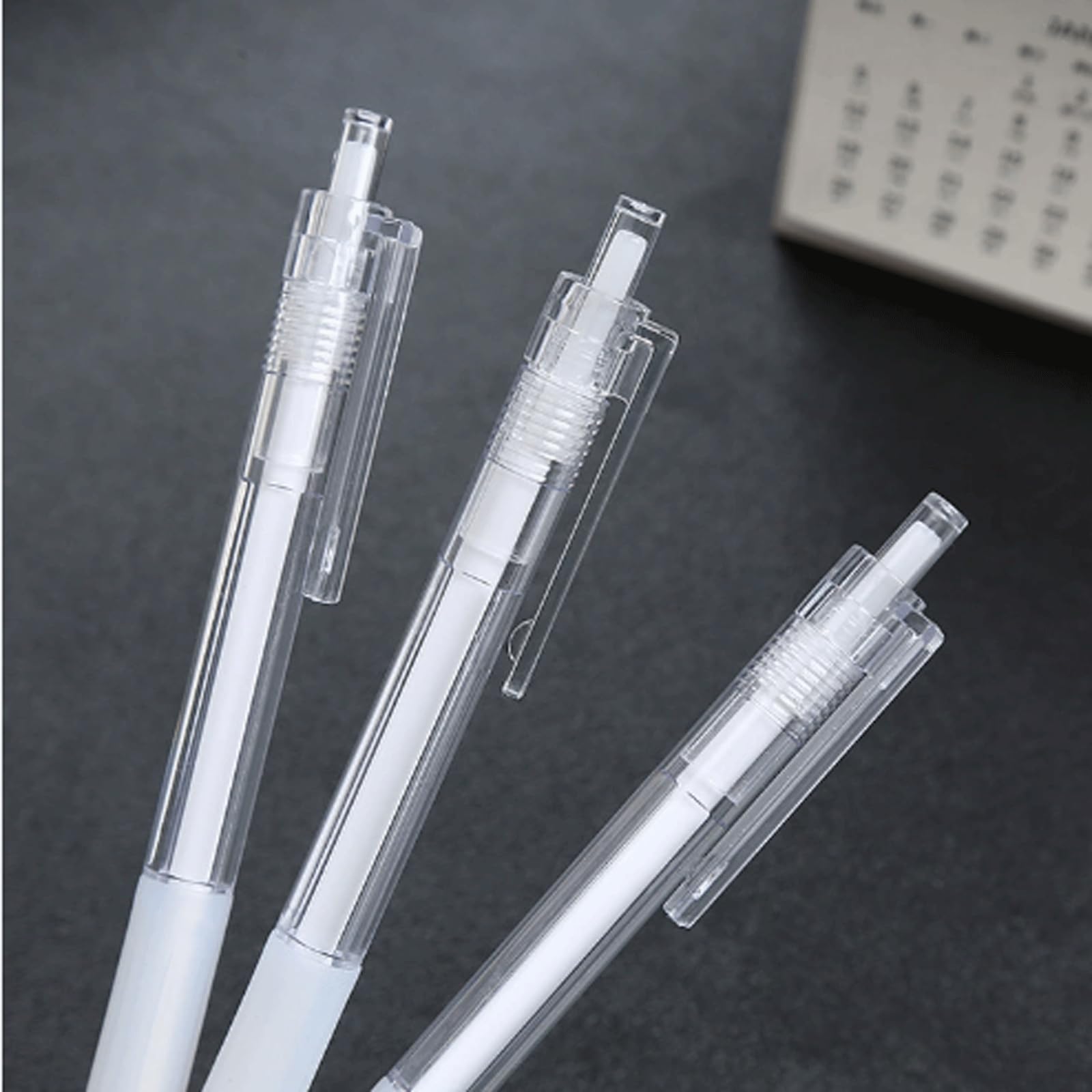penna gel penna inchiostro gel penna gel 6 pezzi 0,5 mm penna da scrittura impugnatura in gomma morbida per diario scrittura firma penna da lavoro inchiostro nero