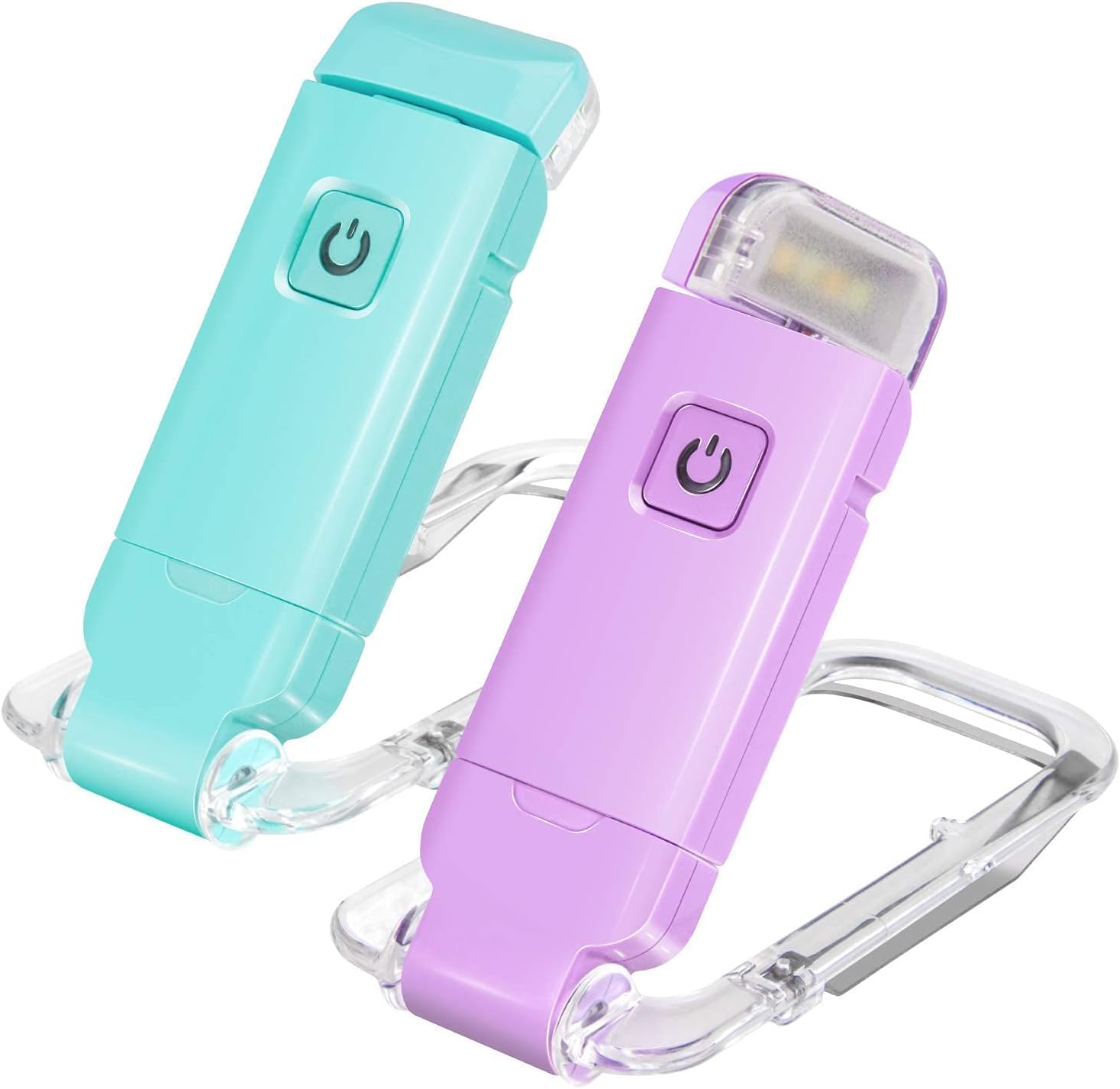 BIGMONAT Rechargeable LED Clip on Book Lights Bookmark