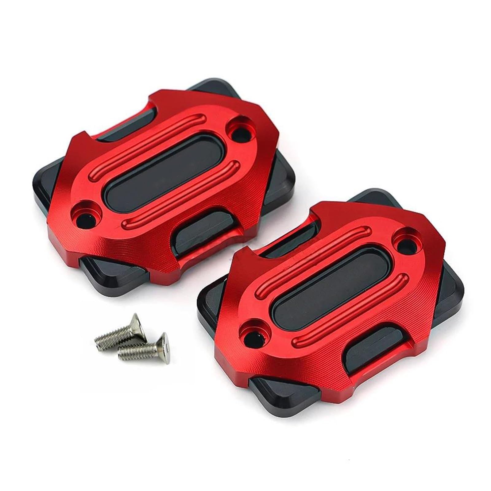 Tapa de copa de aceite de freno para moto PCX150 y PCX160 en aluminio rojo 7