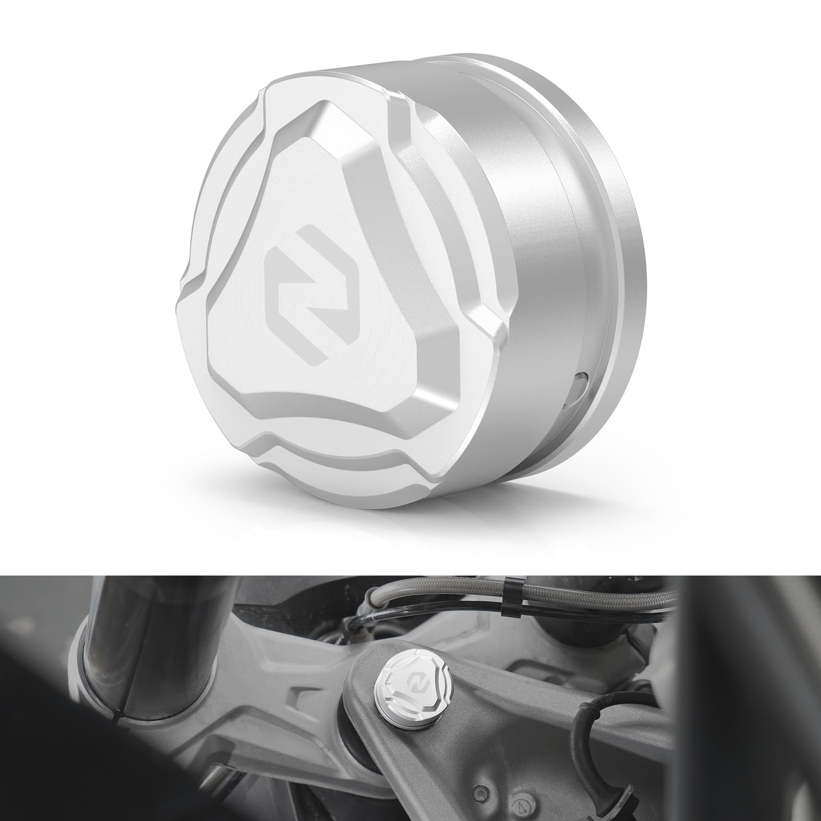 NICECNC Front Suspension Joint Guard Compatible with BMW R1250GS 2019-2024,Front Suspension Linkage Joint Cover Compatible with BMW R1250GS Adventure 2019-2024,See Fitment