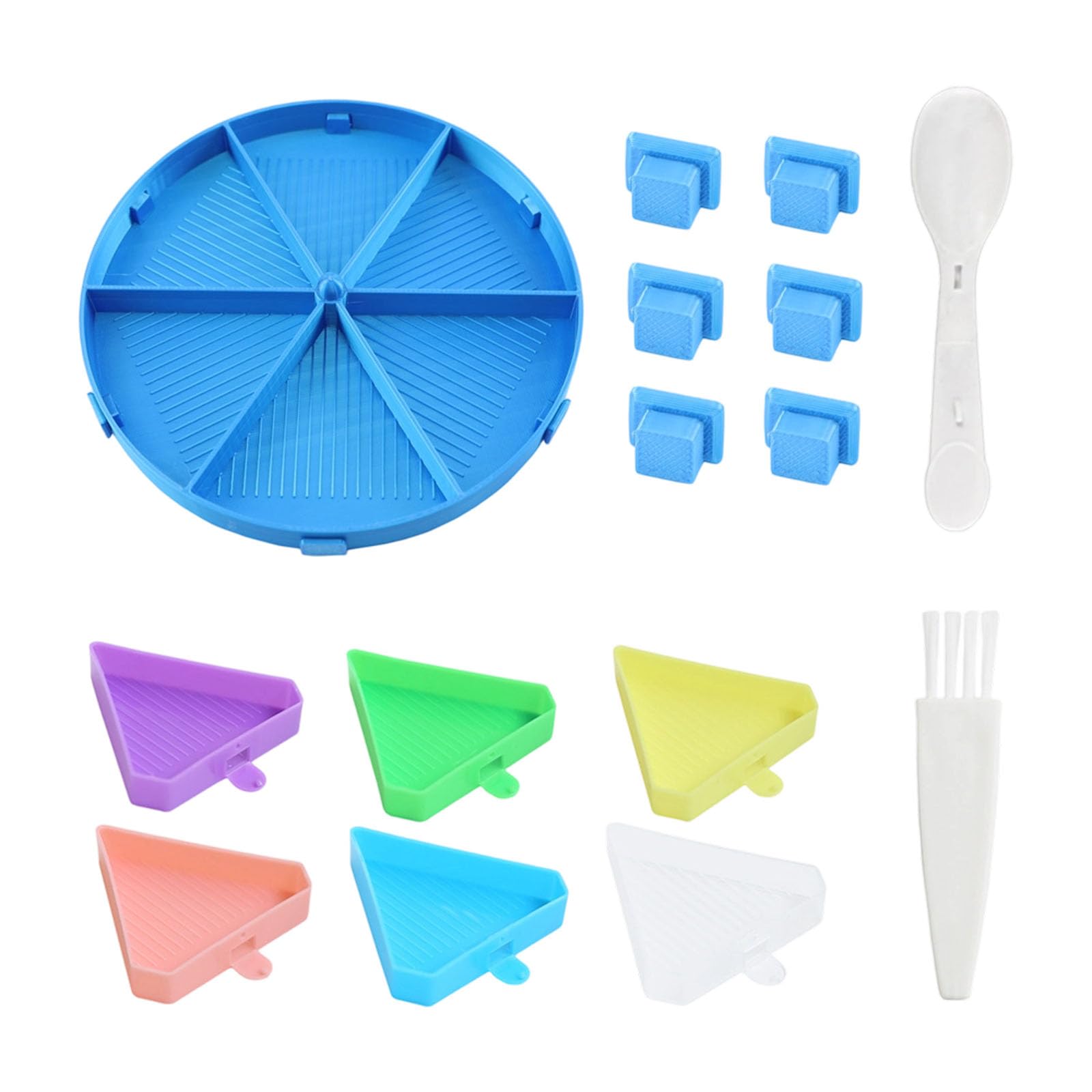 YWLUUOO Polylactic Acid Round Sifting Tray for Beads Embroidery Screening Tool Set User Friendly for Projects Round Sifter