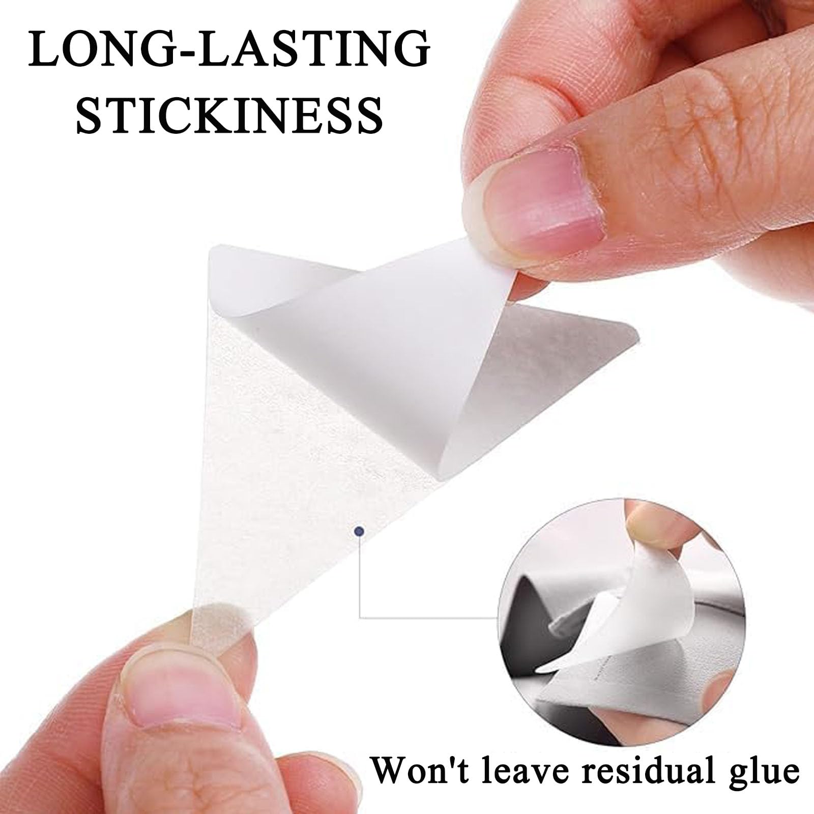 240pcs Collar Stiffeners, Collar Stay Stickers, Shirt Collar Stiffeners, Thickened PVC Collar Edge Anti-Warping Shaper for Men's and Women's Shirts Polo Shirt Collar Anti-Curling (White) - Image 3