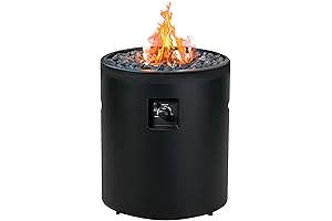 Hidden Propane Tank Fire Pit Provides Outdoor Warmth