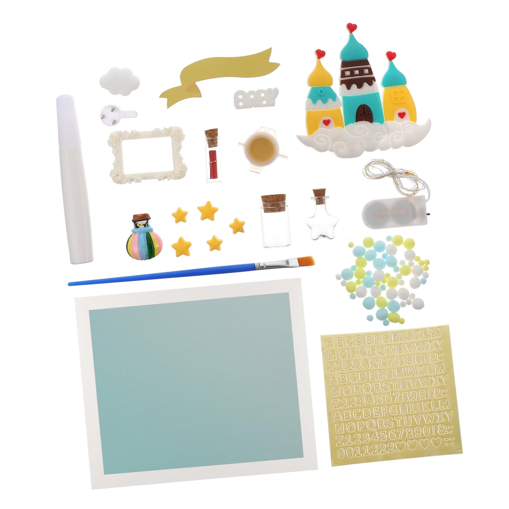TOYANDONA 1ensemble Cadre à De Mains Pour Bébés Kit Encre Pour Souvenirs Nés Souvenir Personnalisé Mains