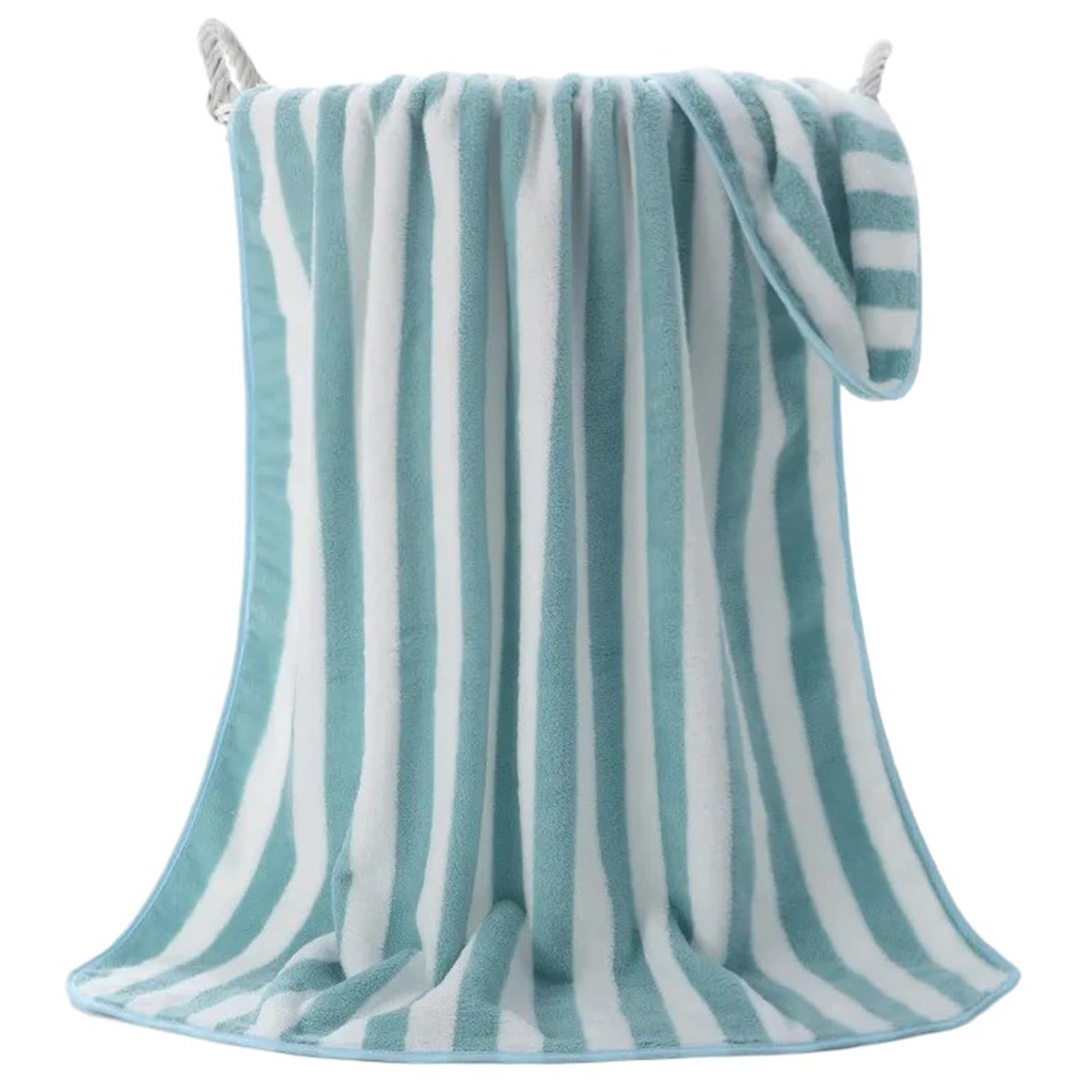 Jazuaiao Luxurious Corals Velvets Bath Towel, Super Absorbent and Quick Drying Bath Towel for Bathroom Use
