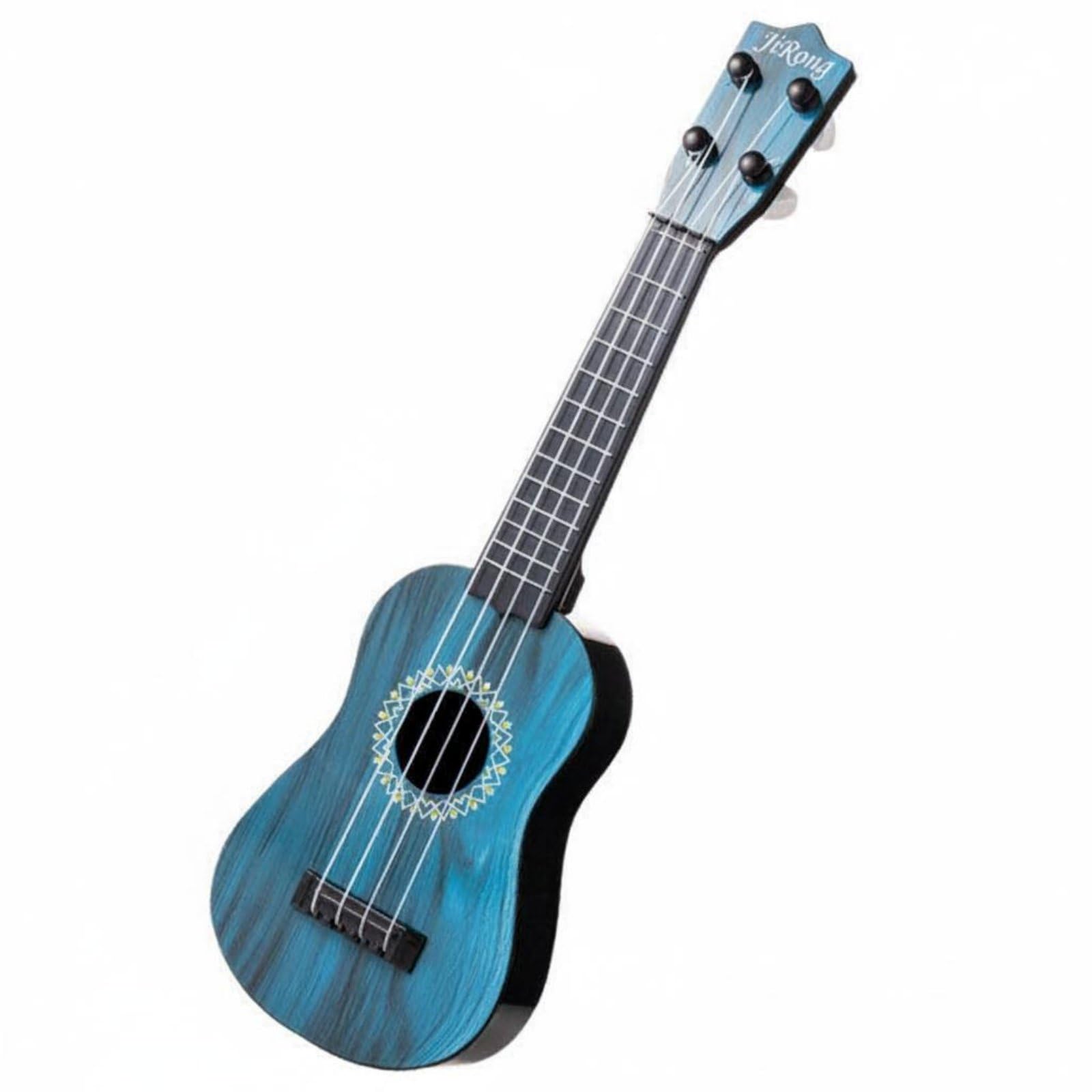 Sensory Development Kids Ukulele Early Learning Colorful Toy Guitar Realistic Look 4-String Mini Guitar Nylon Strings for Toddlers, Beginners, Blue|Toys & Hobbies | Educational | Music &-picture-29
