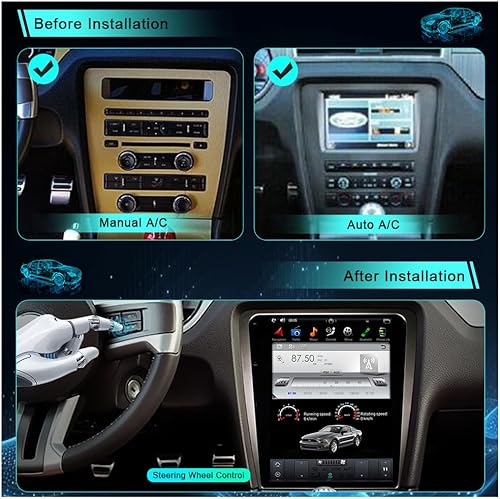 Miniatura 2 de Nuevo CUSP 12.1 pulgadas Android Car Stereo Radio GPS para Ford Mustang 2010-2014 Navigation Multimedia Player PX6 4G+64G In-Dash Unidad Principal