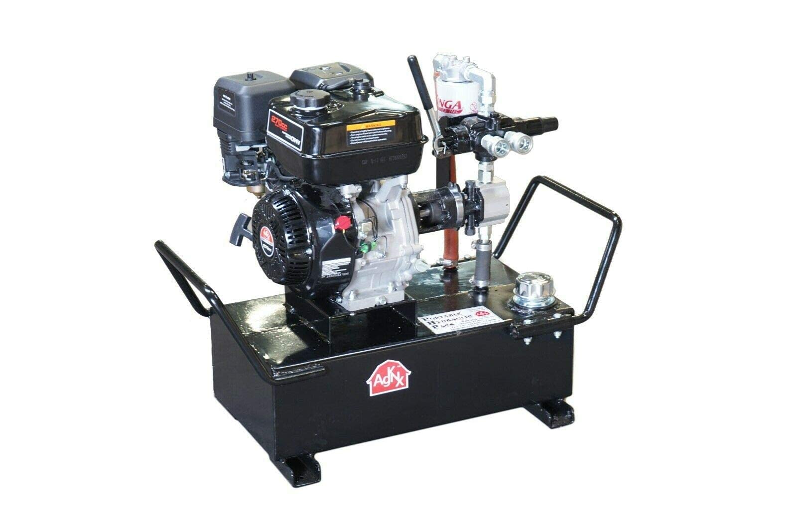 ToolTuff Portable Hydraulic Power Unit: 7 gpm, 1350psi, 9HP E-Start Engine, 10G Tank