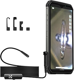 Ulefone E1 Waterproof 3 in 1 Endoscope, Semi-Rigid Inspection Camera for Armor 21, Power Armor 19/19T/18/18T/16 Pro/13 Rugged Phones