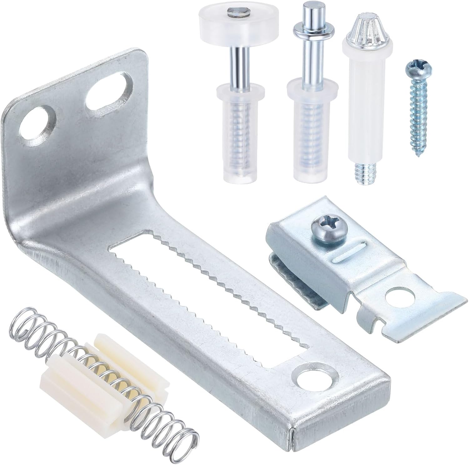 uxcell Bifold Door Hardware Repair Kit, Closet Door Hardware for 3/8 inch Thick Doors,with Top and Bottom Pivot, Guide Wheel for Folding Pocket Door Barn Door