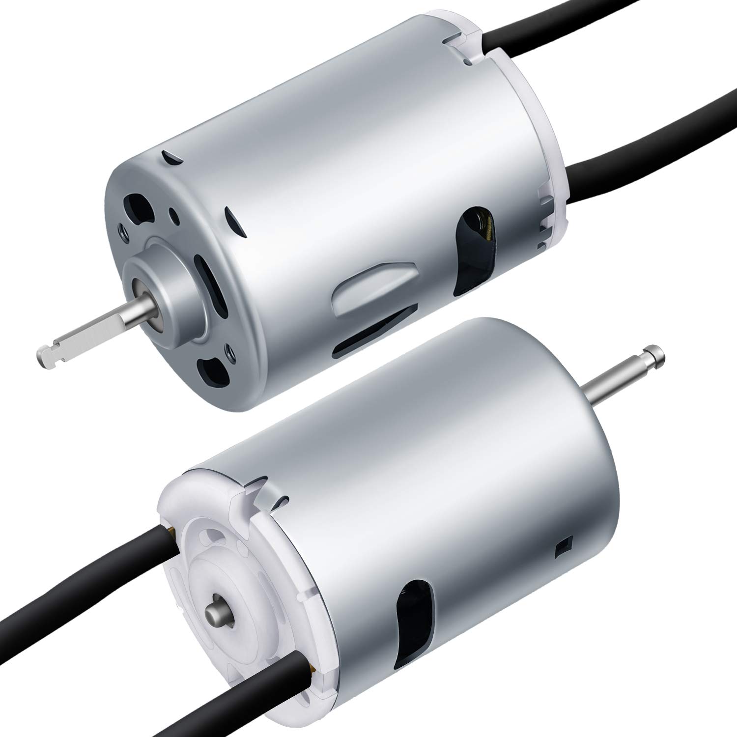 Buy Boao 2 Packs RV Vent Fan Motor 12 Volt DShaft RV Vent Motor