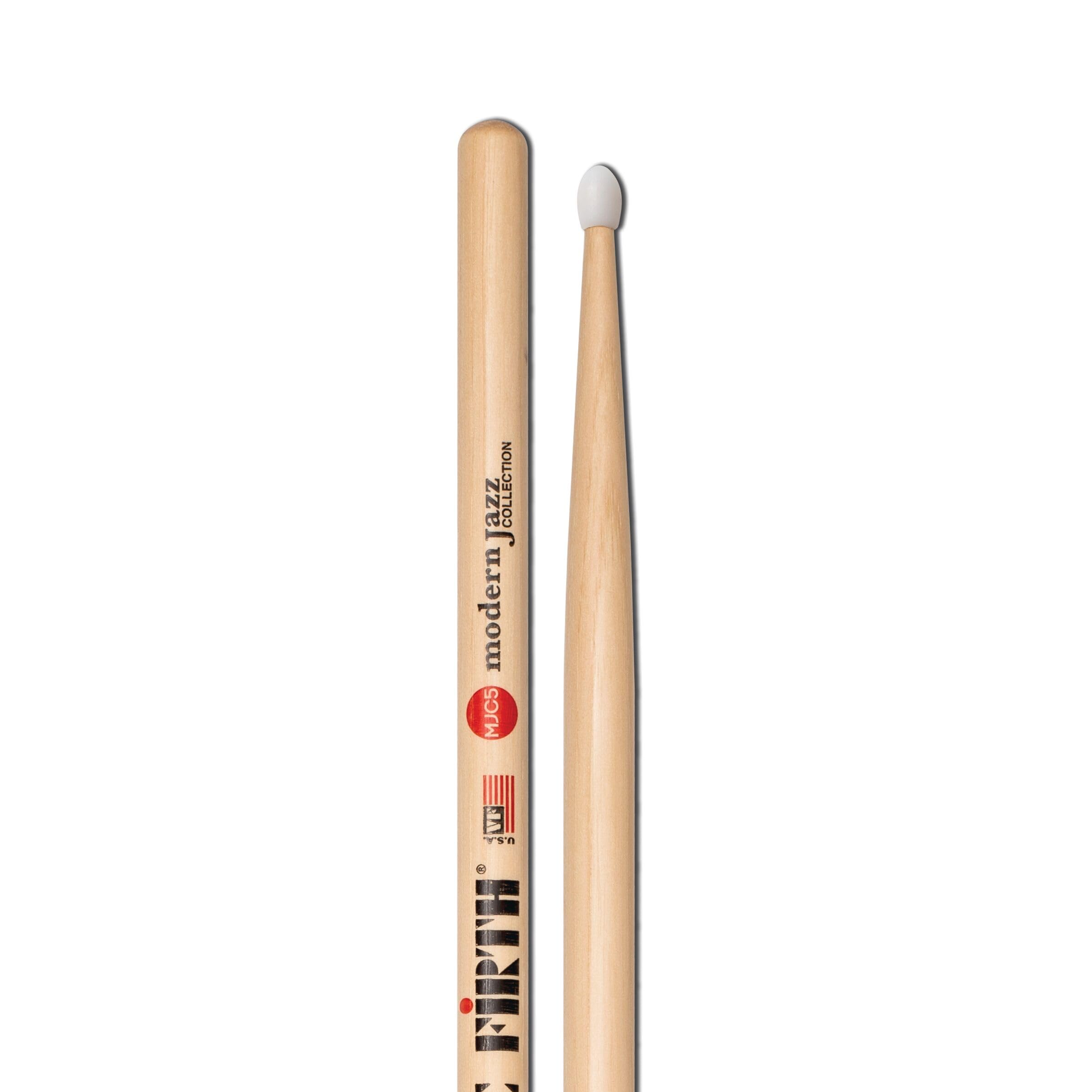 Vic FIrth - Modern Jazz Collection Drumsticks MJC5 - American Hickory - Oval Wood Tip