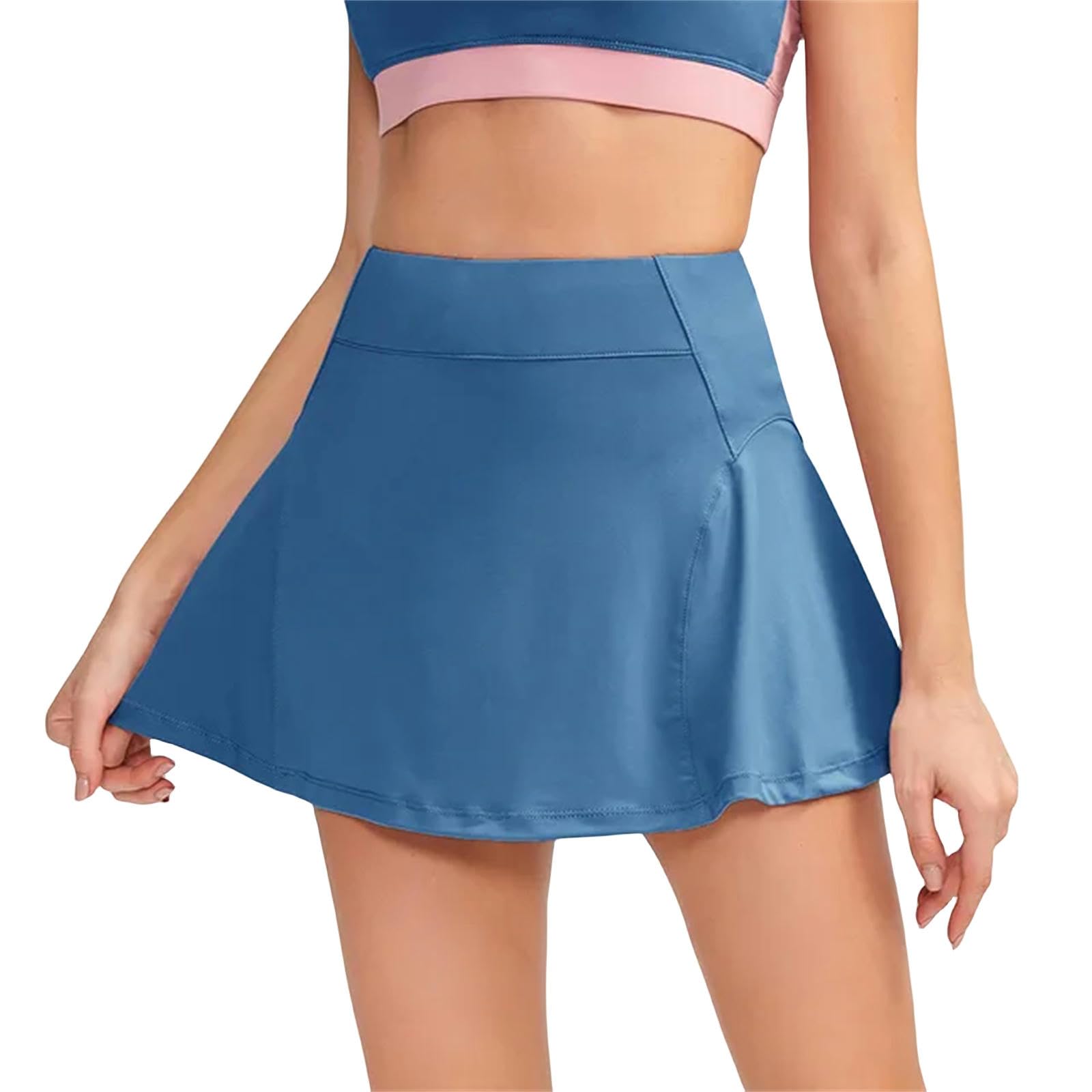 Falda Plisada Falda De Tenis, Falda Corta para Correr, Falda Plisada para Golf De Yoga Transpirable En Verano