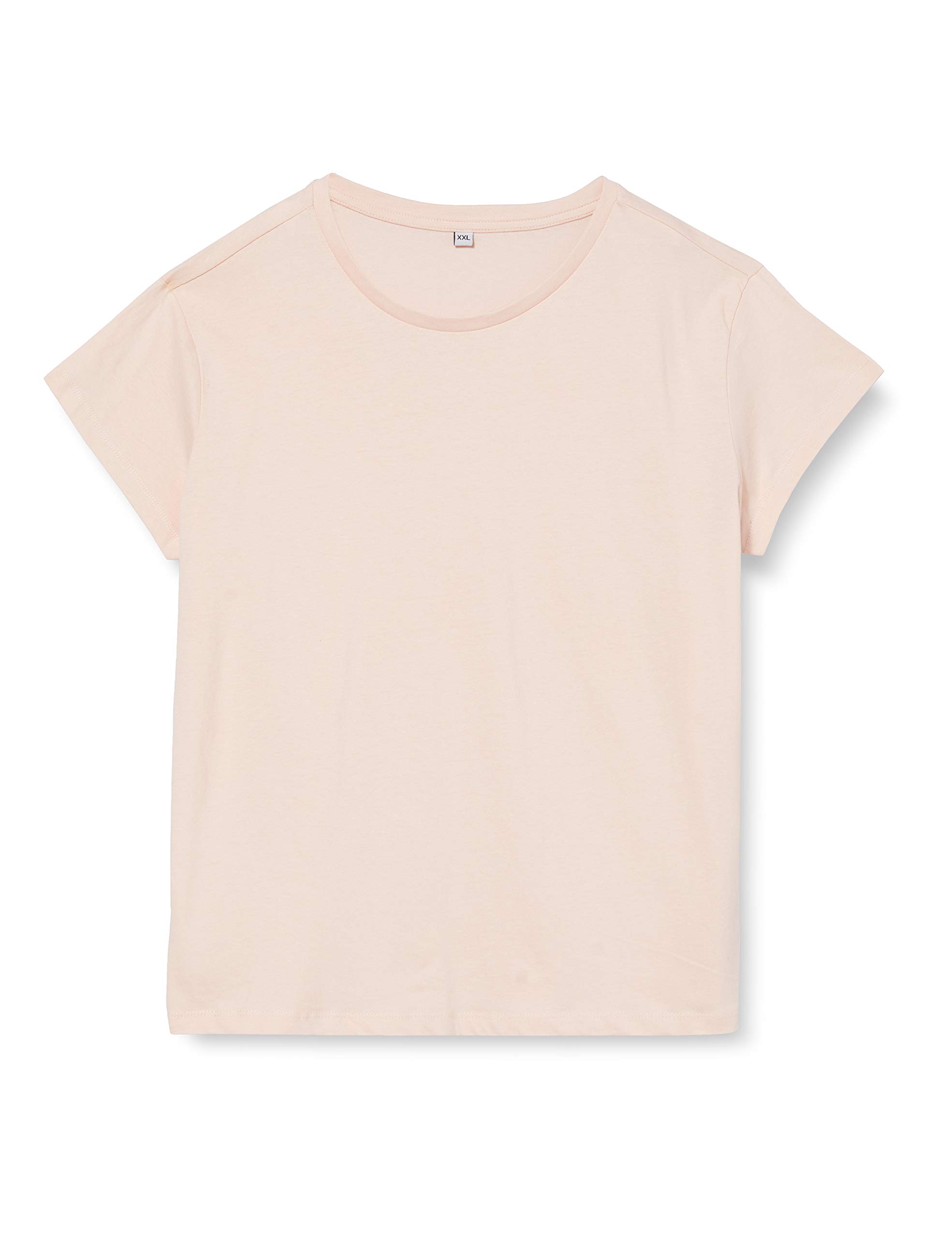 Build your Brand Ladies Box Tee, Pink, XL