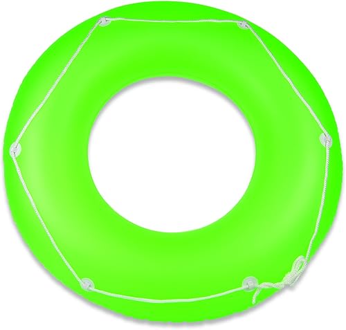 Poolmaster Neon Frost - Flotador interior grande para piscina, color verde